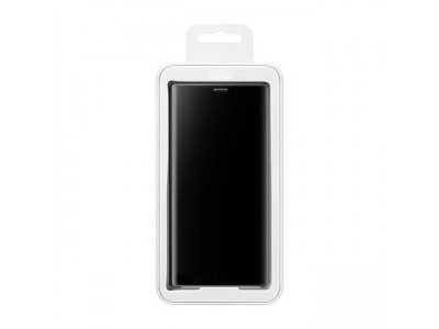 Mirror Standing Cover (ierne) - Zrkadlov puzdro pre Samsung Galaxy A11