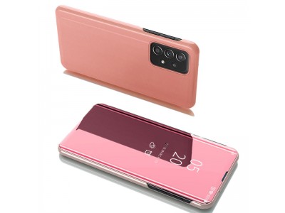 Mirror Standing Cover (ruov) - Zrkadlov puzdro pre Samsung Galaxy A53 5G