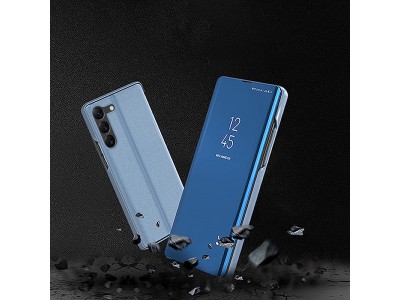 Mirror Standing Cover (ru�ov�) - Zrkadlov� puzdro pre Samsung Galaxy S23+