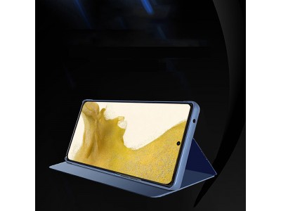 Mirror Standing Cover (ru�ov�) - Zrkadlov� puzdro pre Samsung Galaxy S23