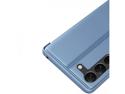 Mirror Standing Cover (ru�ov�) - Zrkadlov� puzdro pre Samsung Galaxy S23