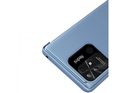 Mirror Standing Cover (ru�ov�) - Zrkadlov� puzdro pre Xiaomi Redmi 10C