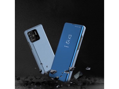 Mirror Standing Cover (ru�ov�) - Zrkadlov� puzdro pre Xiaomi Redmi 10C