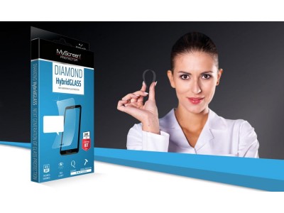 MyScreen Diamond Hybrid Glass - Ochrann� hybridn� sklo na cel� displej pre SAMSUNG GALAXY A50 / M21 / A30S (��re)