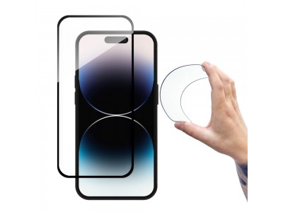 Nano Flexi 9H Glass (ierne) - Hybridn sklo na displej pre iPhone 14 Pro Max