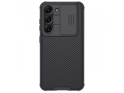Nillkin CamShield Pro (čierna) - Plastový kryt (obal) s ochranou kamery na Samsung Galaxy S23