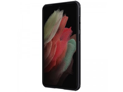 Nillkin CamShield Pro (�ern�) - Plastov� kryt (obal) s ochranou kamery na Samsung Galaxy S21 FE