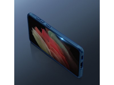 Nillkin CamShield Pro (�ern�) - Plastov� kryt (obal) s ochranou kamery na Samsung Galaxy S21 FE