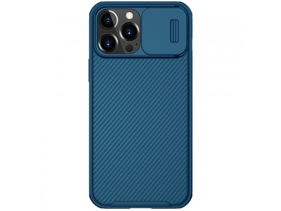 Nillkin CamShield Pro MagSafe (modr) - Plastov kryt (obal) s podporou MagSafe a s ochranou kamery na iPhone 13 Pro Max