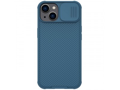 Nillkin CamShield Pro (modr) - Plastov kryt (obal) s ochranou kamery na iPhone 14