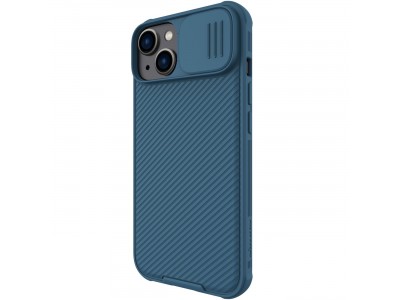 Nillkin CamShield Pro (modr�) - Plastov� kryt (obal) s ochranou kamery na iPhone 14
