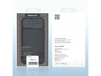 Nillkin CamShield Pro (modr�) - Plastov� kryt (obal) s ochranou kamery na iPhone 14