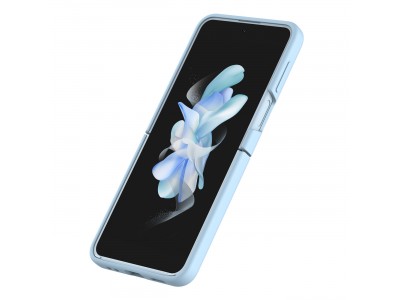 Nillkin CamShield Silky (modr)  Siliknov kryt s posuvnou ochranou kamery pre Samsung Galaxy Z Flip 4