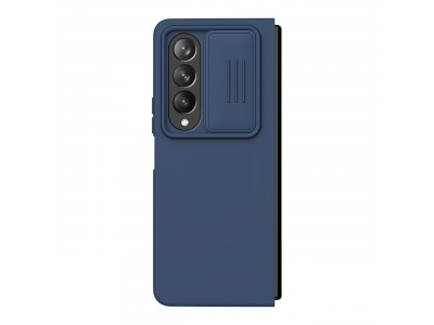 Nillkin CamShield Silky (modr)  Siliknov kryt s posuvnou ochranou kamery pre Samsung Galaxy Z Fold 4