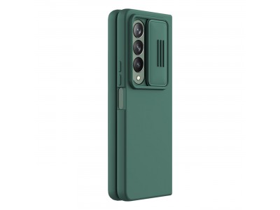 Nillkin CamShield Silky (zelen)  Siliknov kryt s posuvnou ochranou kamery pre Samsung Galaxy Z Fold 4