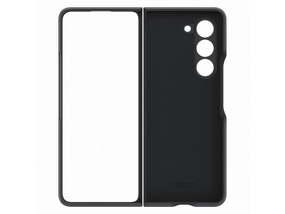 Samsung Eco-leather case (�ierna) - Luxusn� origin�lny kryt (obal) pre Samsung Galaxy Z Fold 5