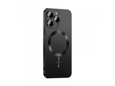 Soft Matte TPU MagSafe (čierna) – Ochranný kryt (obal) s podporou MagSafe pre Apple iPhone 15 Pro Max