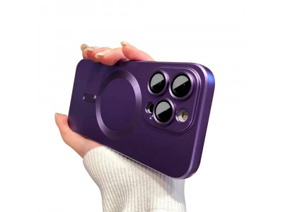 Soft Matte TPU MagSafe (Purple) � Ochrann� kryt (obal) s podporou MagSafe pre Apple iPhone 12