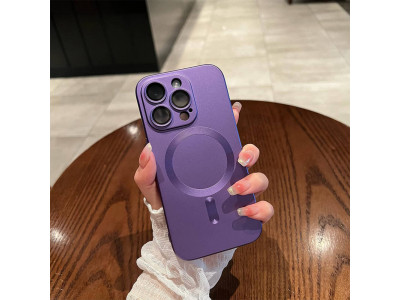 Soft Matte TPU MagSafe (Purple) � Ochrann� kryt (obal) s podporou MagSafe pre Apple iPhone 12