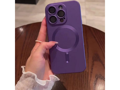 Soft Matte TPU MagSafe (Purple) � Ochrann� kryt (obal) s podporou MagSafe pre Apple iPhone 12