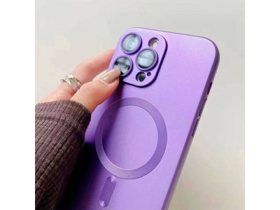 Soft Matte TPU MagSafe (Purple) � Ochrann� kryt (obal) s podporou MagSafe pre Apple iPhone 12