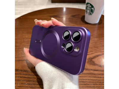 Soft Matte TPU MagSafe (Purple)  Ochrann kryt (obal) s podporou MagSafe pre Apple iPhone 12