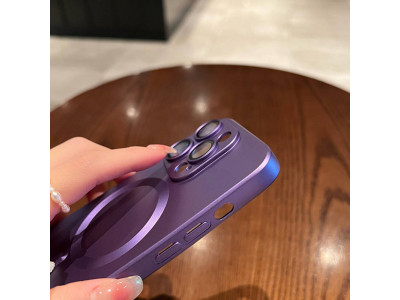 Soft Matte TPU MagSafe (Purple) � Ochrann� kryt (obal) s podporou MagSafe pre Apple iPhone 12