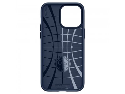 Spigen Liquid Air (modr�) - Luxusn� ochrann� kryt (obal) na iPhone 14 Pro Max