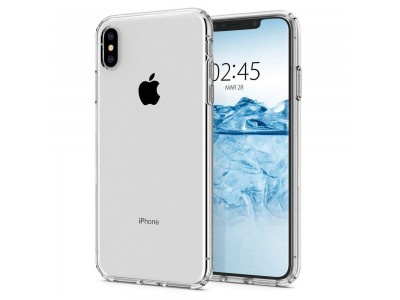 Spigen Liquid Crystal (číry) - Luxusný ochranný kryt (obal) na iPhone XS