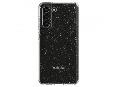 Spigen Liquid Crystal Glitter (ry s trblietkami) - Luxusn ochrann kryt na Samsung Galaxy S21 FE