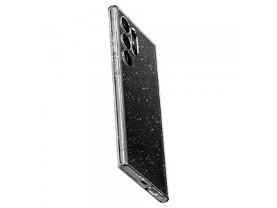 Spigen Liquid Crystal Glitter (�ir� s trblietkami) - Luxusn� ochrann� kryt na GALAXY S23 ULTRA