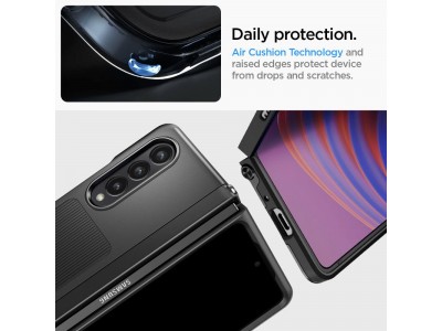 Spigen Neo Hybrid (ierny)  Ochrann kryt pre Samsung Galaxy Z Fold4