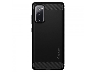 Spigen Rugged Armor (�ierny) - Ochrann� kryt (obal) na Samsung Galaxy S20 FE 5G