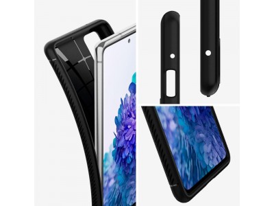 Spigen Rugged Armor (�ierny) - Ochrann� kryt (obal) na Samsung Galaxy S20 FE 5G