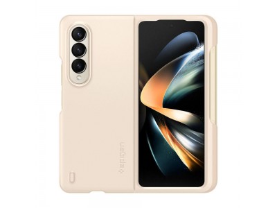 Spigen Thin Fit Beige - luxusn� ochrann� kryt (obal) na GALAXY Z Fold 4 (b�ov� - pieskov�) **AKCIA!!