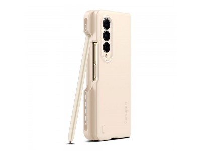 Spigen Thin Fit Beige - luxusn� ochrann� kryt (obal) na GALAXY Z Fold 4 (b�ov� - pieskov�) **AKCIA!!