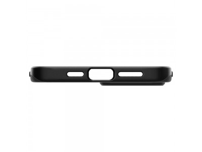 Spigen Thin Fit Black - luxusn ochrann kryt (obal) na iPhone 12 / iPhone 12 Pro (ierny)