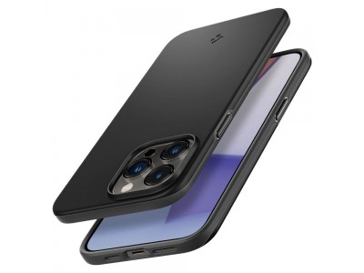 Spigen Thin Fit Black - luxusn� ochrann� kryt (obal) na iPhone 14 Pro (�ern�)