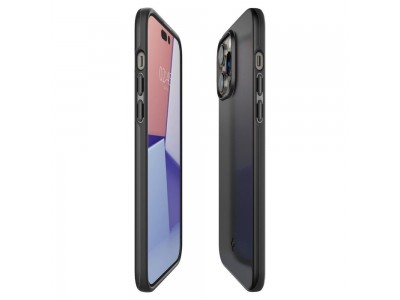 Spigen Thin Fit Black - luxusn� ochrann� kryt (obal) na iPhone 14 Pro (�ern�)