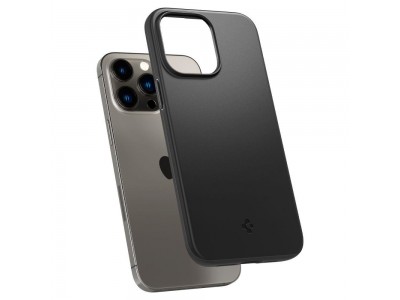 Spigen Thin Fit Black - luxusn� ochrann� kryt (obal) na iPhone 14 Pro (�ern�)