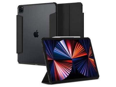 Spigen Ultra Hybrid (čierny) - Ochranný kryt (obal) na iPad Pro 12.9'' 2021