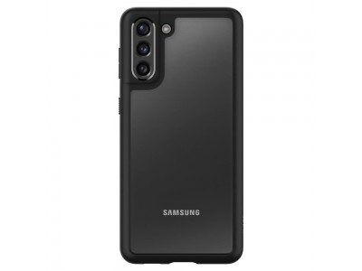 Spigen Ultra Hybrid (ierny) - Ochrann kryt (obal) na Samsung Galaxy S21 5G