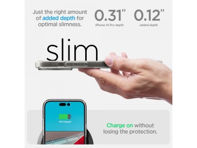 Spigen Ultra Hybrid (ry) - Ochrann kryt (obal) na iPhone 14 Pro