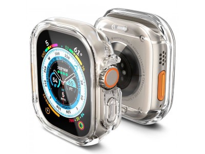 Spigen Ultra Hybrid CRYSTAL CLEAR (ra) - Ochrann kryt (obal) na Apple Watch ULTRA 49mm