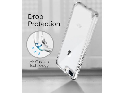 Spigen Ultra Hybrid CRYSTAL CLEAR (ry) - Ochrann kryt (obal) na iPhone 8 Plus