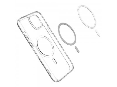 Spigen Ultra Hybrid Mag (��ry - karb�nov�) - Ochrann� kryt (obal) na iPhone 14 Plus