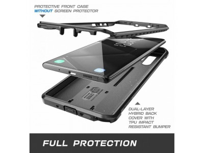 Supcase Unicorn Beetle Armor (ierny) - Odoln kryt (obal) pre Samsung Galaxy Note 10+ (Note 10 Plus) (ierny)