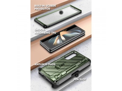 Supcase Unicorn Beetle PRO Armor - Odoln� kryt (obal) pre Samsung Galaxy Z Fold4 (Zelen�)
