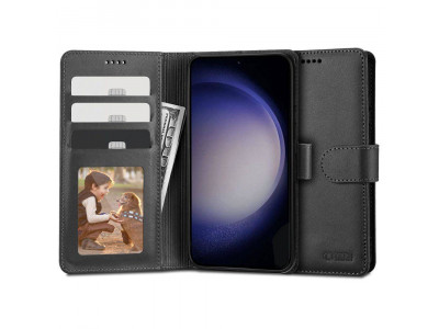 Tech-Protect Wallet – Peněženkové pouzdro pro Samsung Galaxy S23+ (černá)