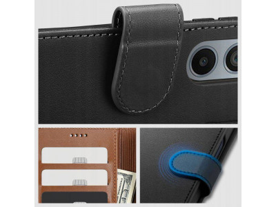 Tech-Protect Wallet  Peaenkov puzdro pre Samsung Galaxy S23+ (ierna)